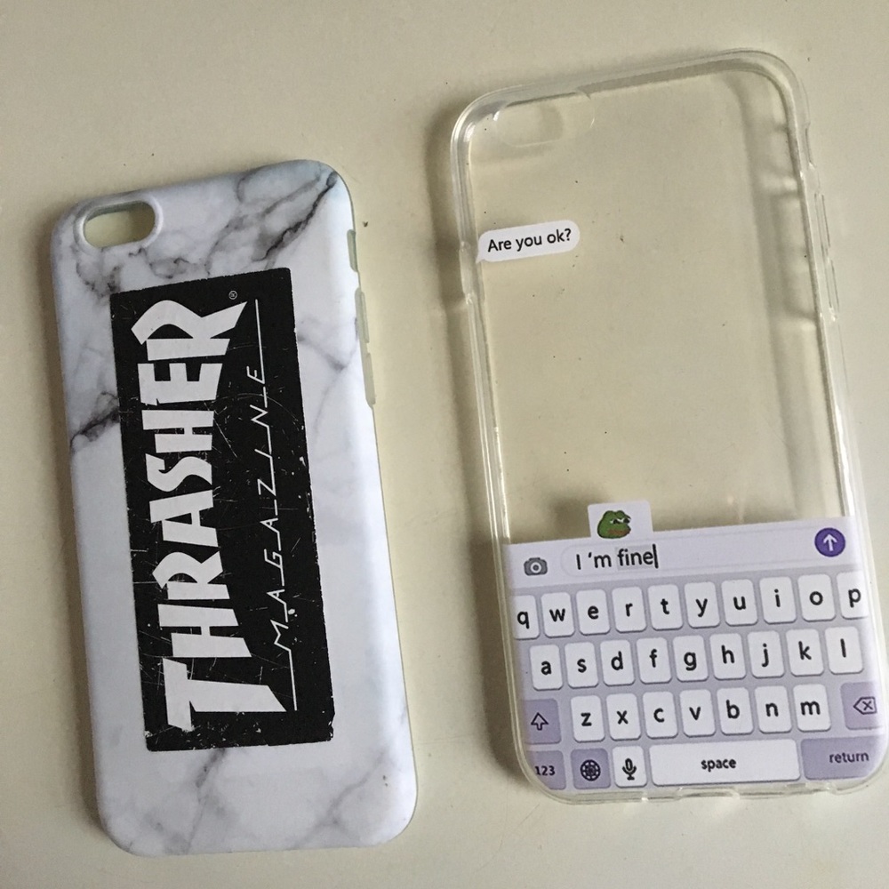 set of 2 iPhone6/6s phone cases🤩